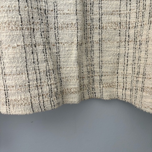 Zara Pearl Embellished Tweed Long Sleeve Top – Women’s Size S - Picture 3 of 8